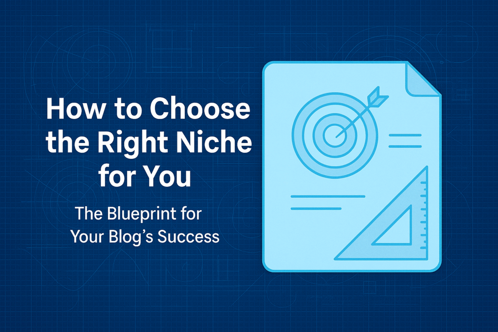 how to choose the right niche for you the blueprint for your blog's success